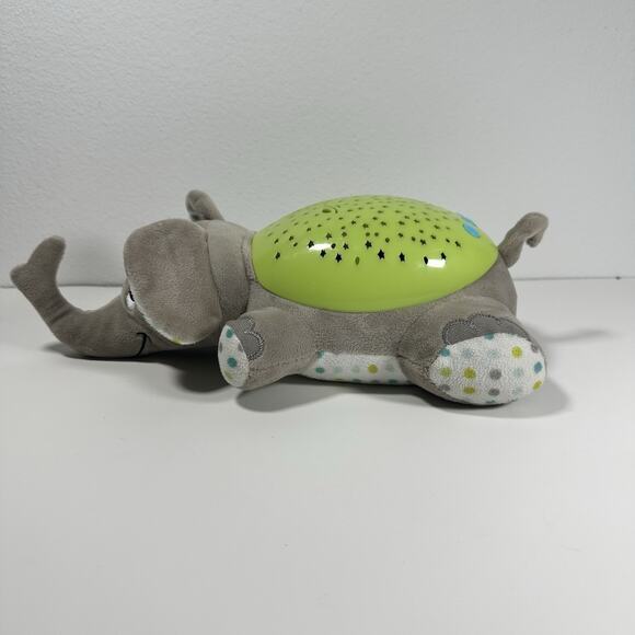 Summer Infant Slumber Buddies 12" Plush Elephant Interactive Night Light w/Sound - Picture 3 of 6